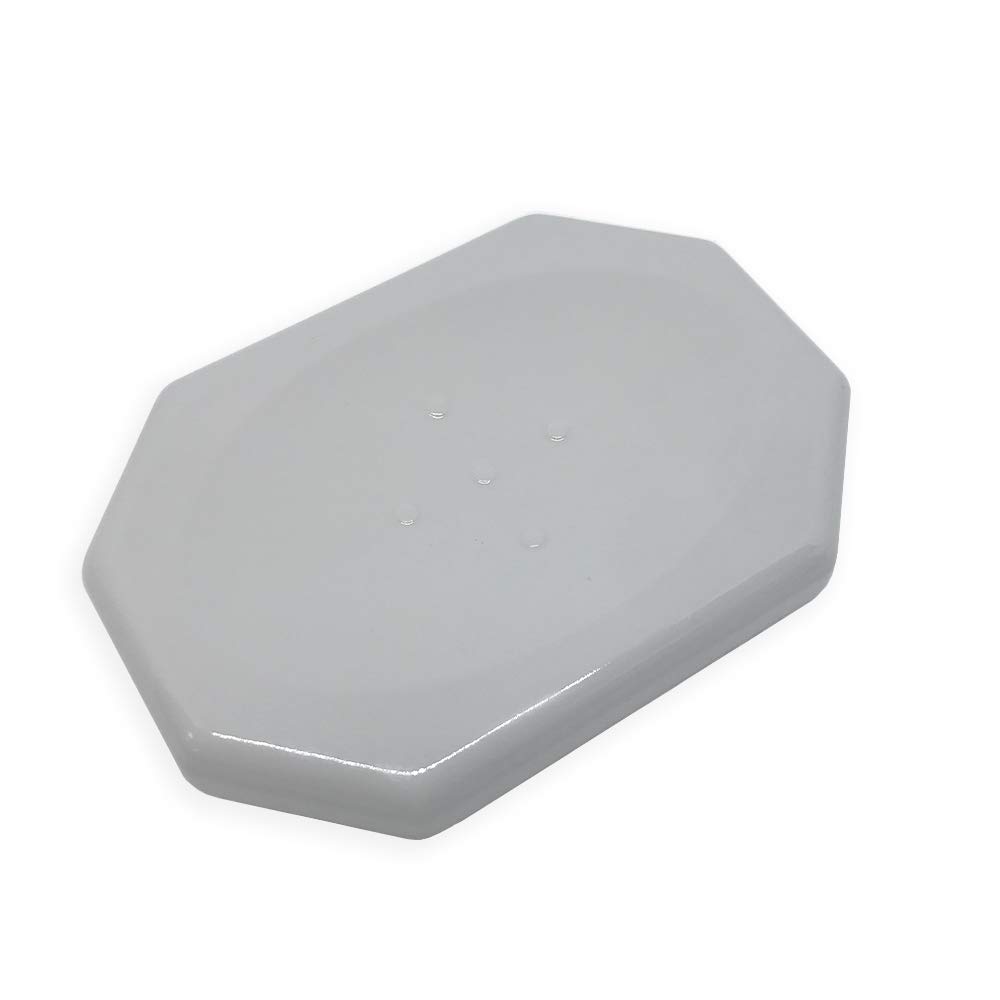 Geo Soap Dish Tray (Polished Cool Gray) Questech