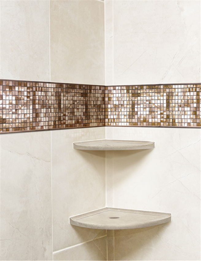 Metro Retrofit 10” Corner Shelf Available in 7 Colors Questech