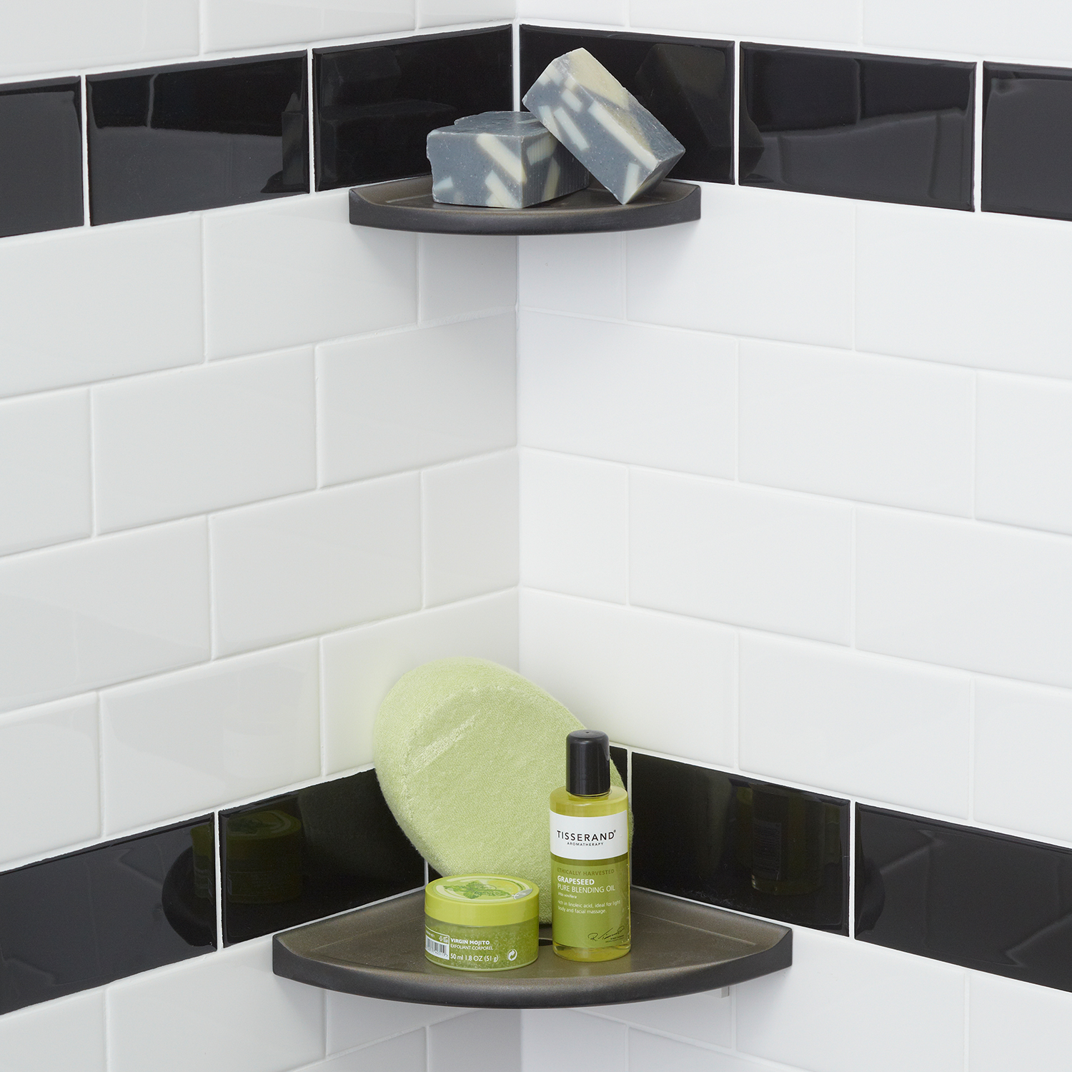 Metro Retrofit 8” Corner Shelf Available in 9 Colors Questech