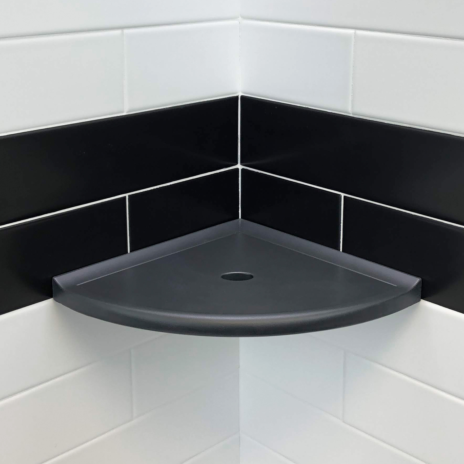 Metro Retrofit 10” Corner Shelf Available in 7 Colors Questech