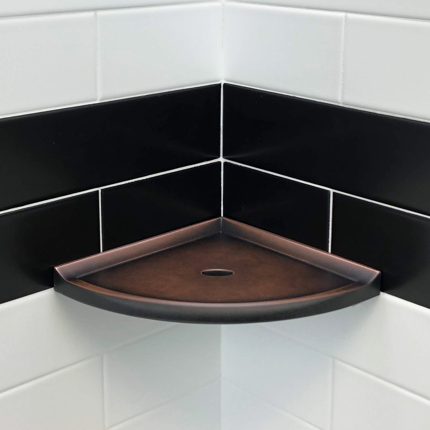 Metro Retrofit 8” Corner Shelf Available in 9 Colors Questech