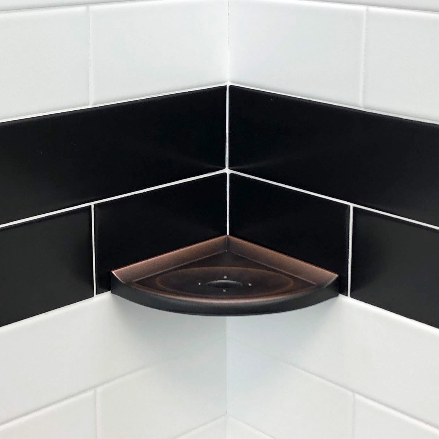 Metro Lugged 5” Corner Soap Dish Available in 9 Colors Questech