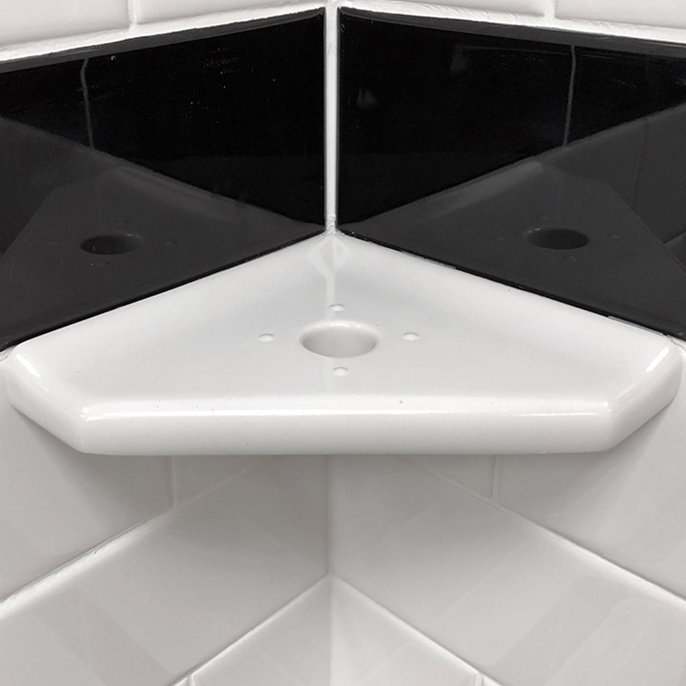 Geo Retrofit 5 Corner Soap Dish Available In 9 Colors Questech