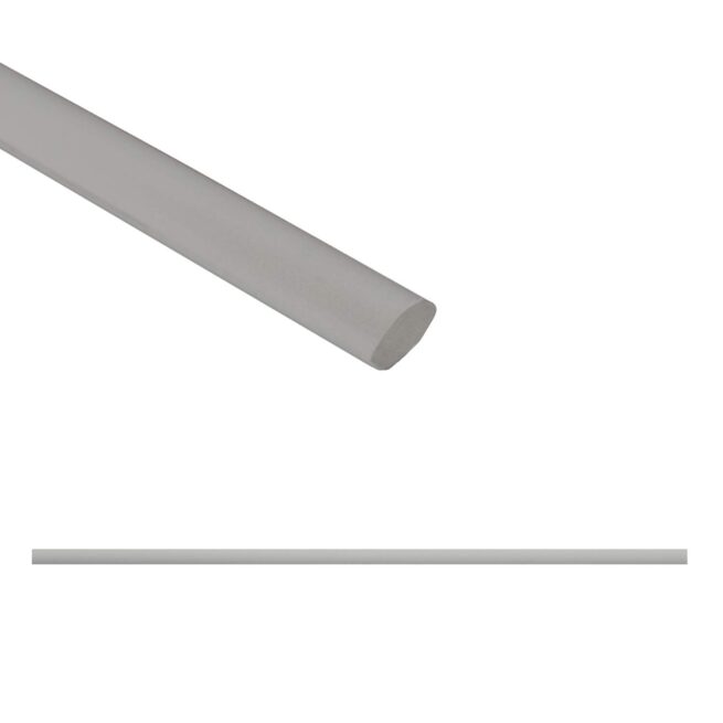 8ft tile trim edge in cool matte gray