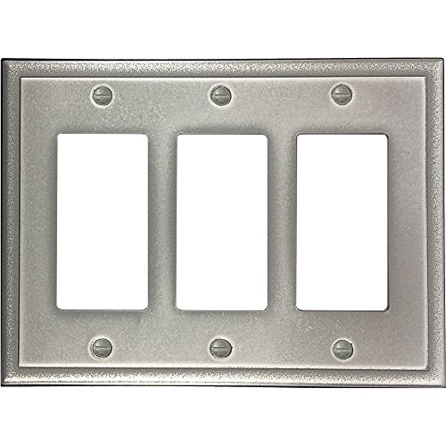 Brushed Satin Nickel Stainless Steel Wall Covers Switch Plates & Outlet Covers 