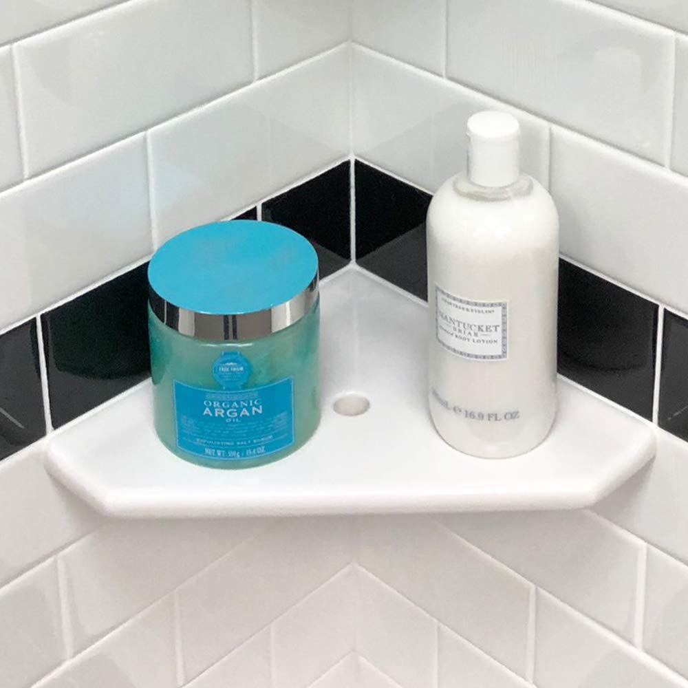 Geo Retrofit 10” Corner Shelf Available in 7 Colors Questech