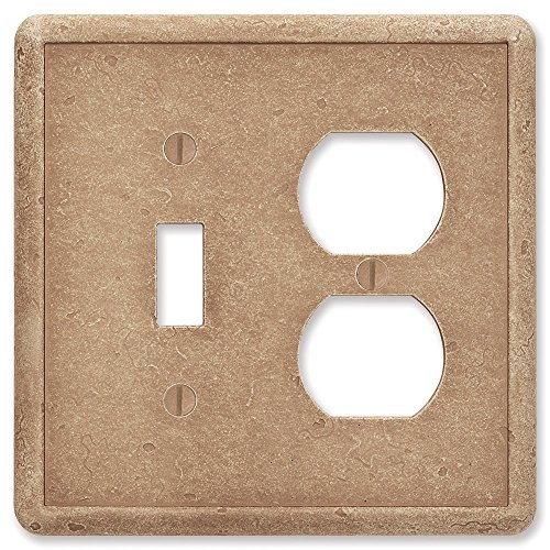 Tumbled Textured Single Toggle Single Duplex Switch Plate Outlet