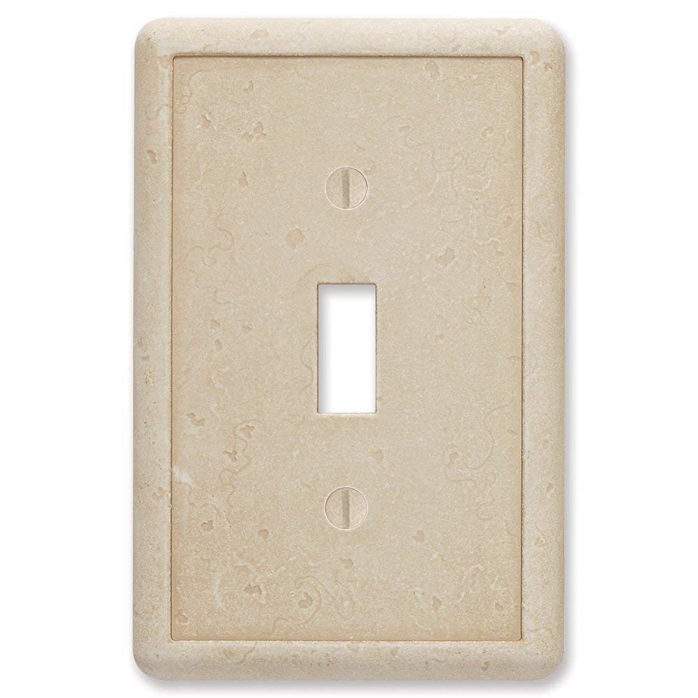 SOMERSET Double Toggle  Wall Plate Cast  Stone SAND # 296686 