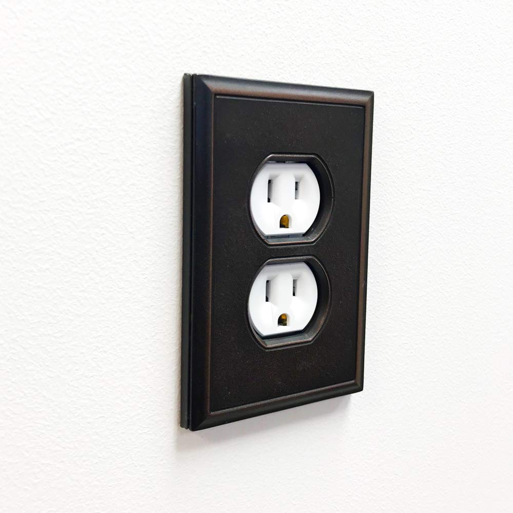 Graphite Light Switch Cover Rope Decorative Wall Plate Questech Double Rocker 